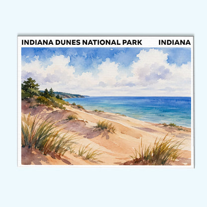 Indiana Dunes National Park - Indiana | Paint by Numbers Kit