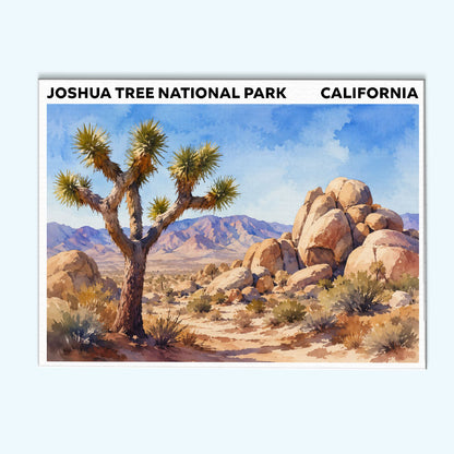 Joshua Tree National Park - California | Paint by Numbers Kit