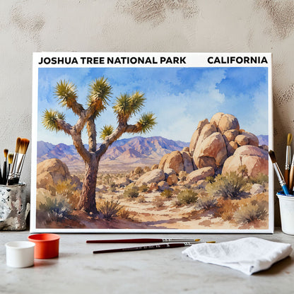 Joshua Tree National Park - California | Paint by Numbers Kit
