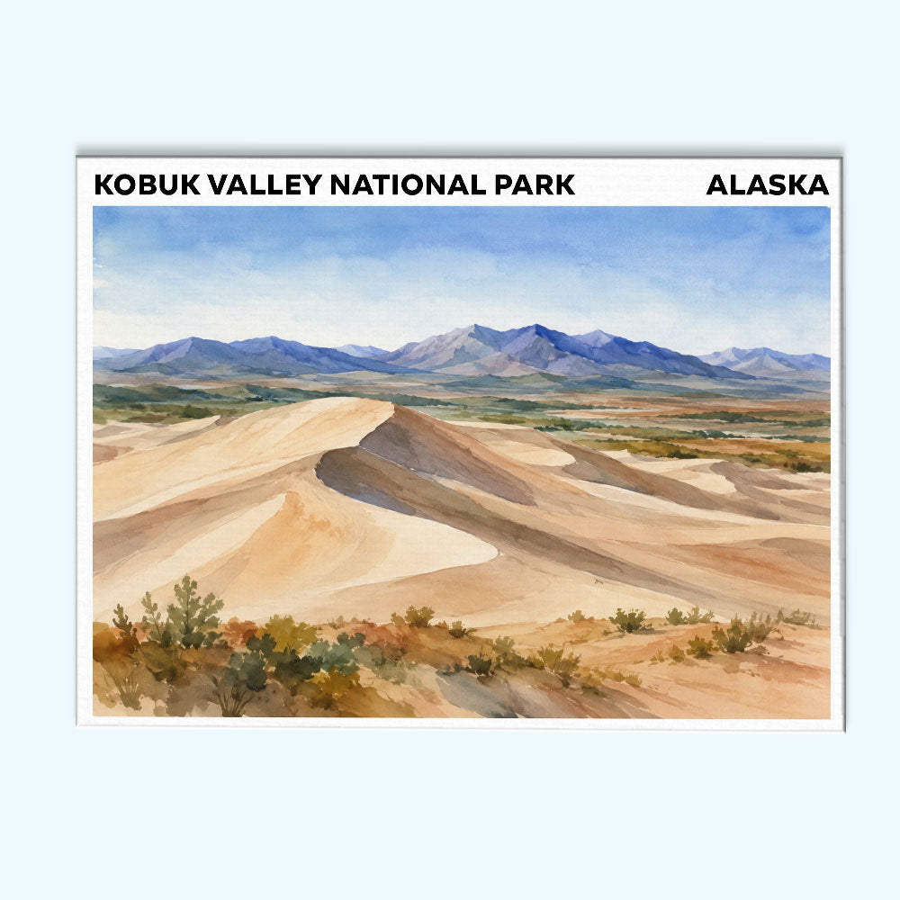 Kobuk Valley National Park - Alaska | Paint by Numbers Kit