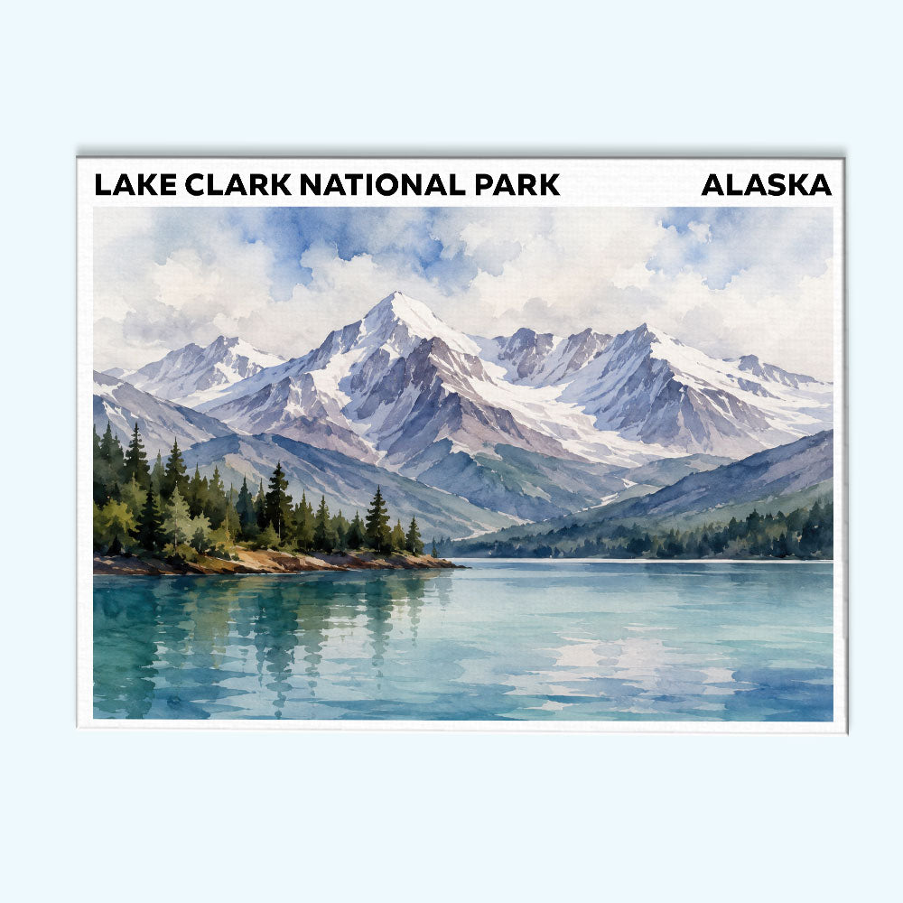 Lake Clark National Park - Alaska | Paint by Numbers Kit