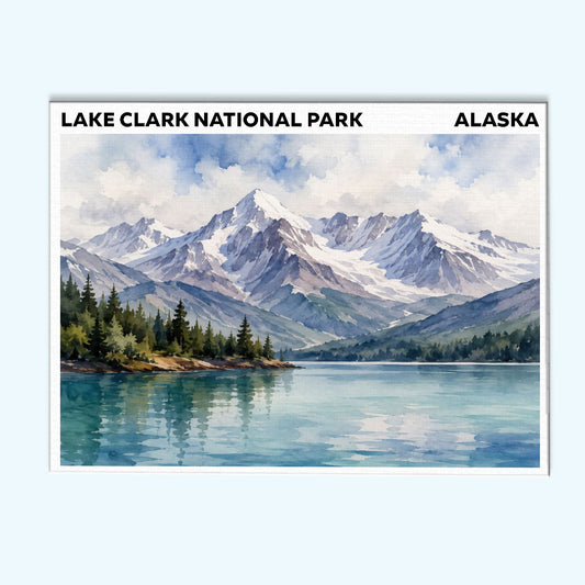 Lake Clark National Park - Alaska | Paint by Numbers Kit