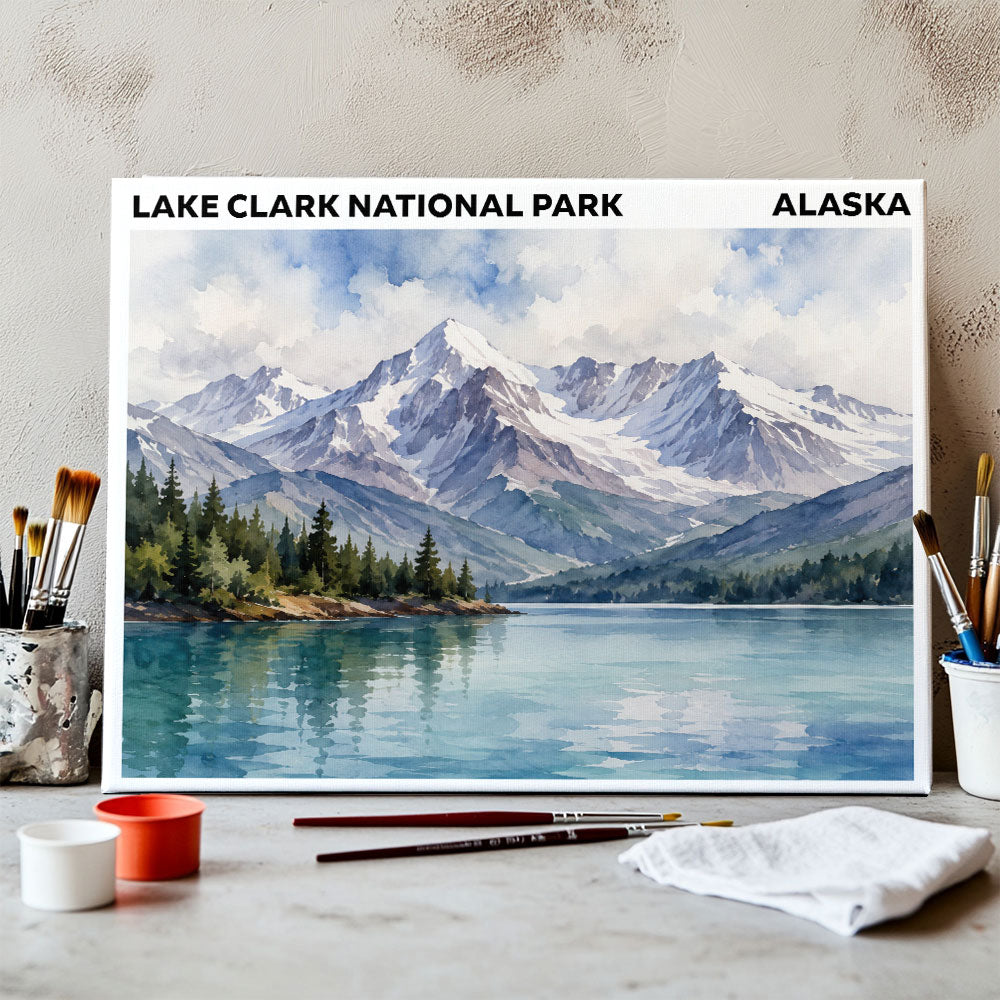 Lake Clark National Park - Alaska | Paint by Numbers Kit