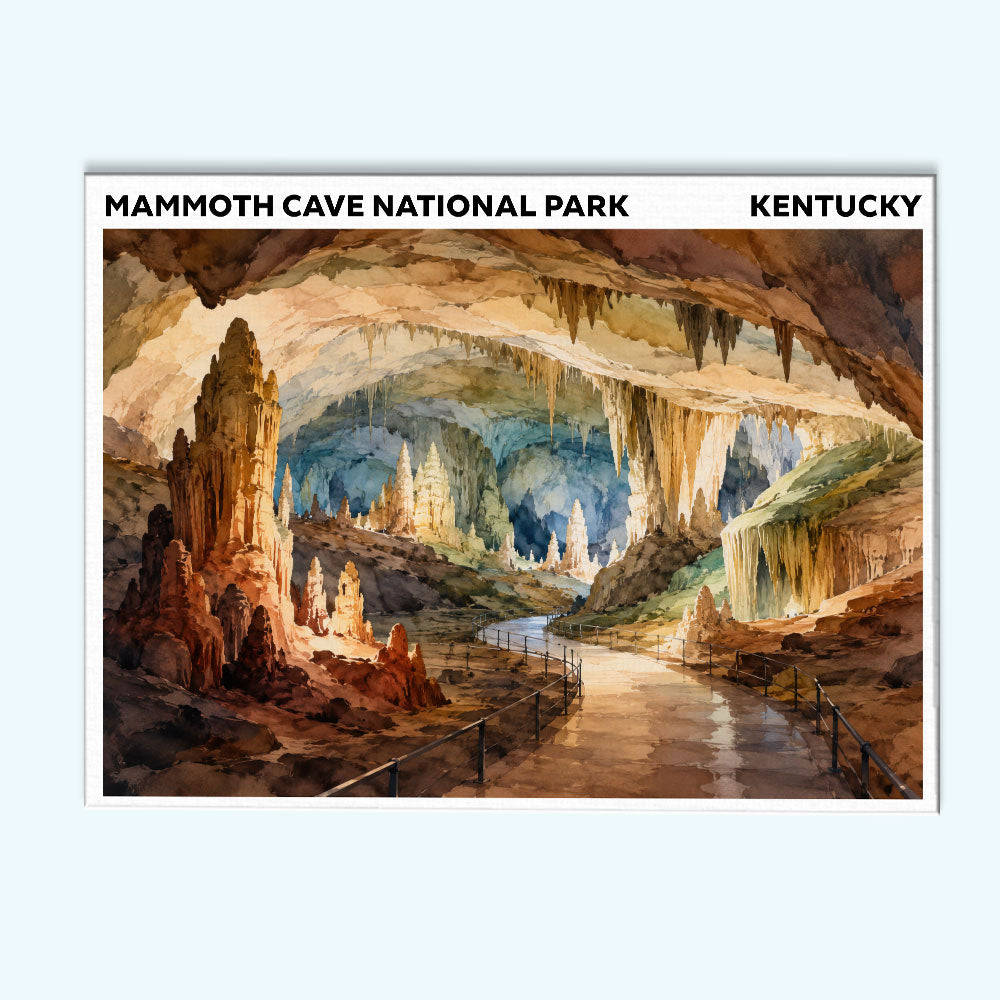 Mammoth Cave National Park - Kentucky | Paint by Numbers Kit
