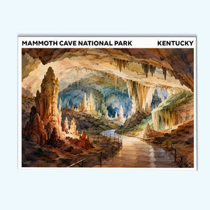 Mammoth Cave National Park - Kentucky | Paint by Numbers Kit