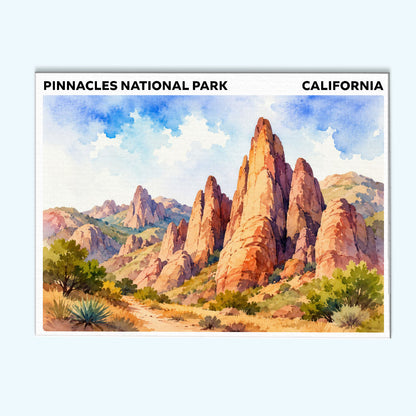 Pinnacles National Park - California | Paint by Numbers Kit