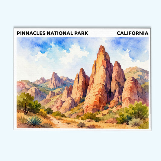 Pinnacles National Park - California | Paint by Numbers Kit