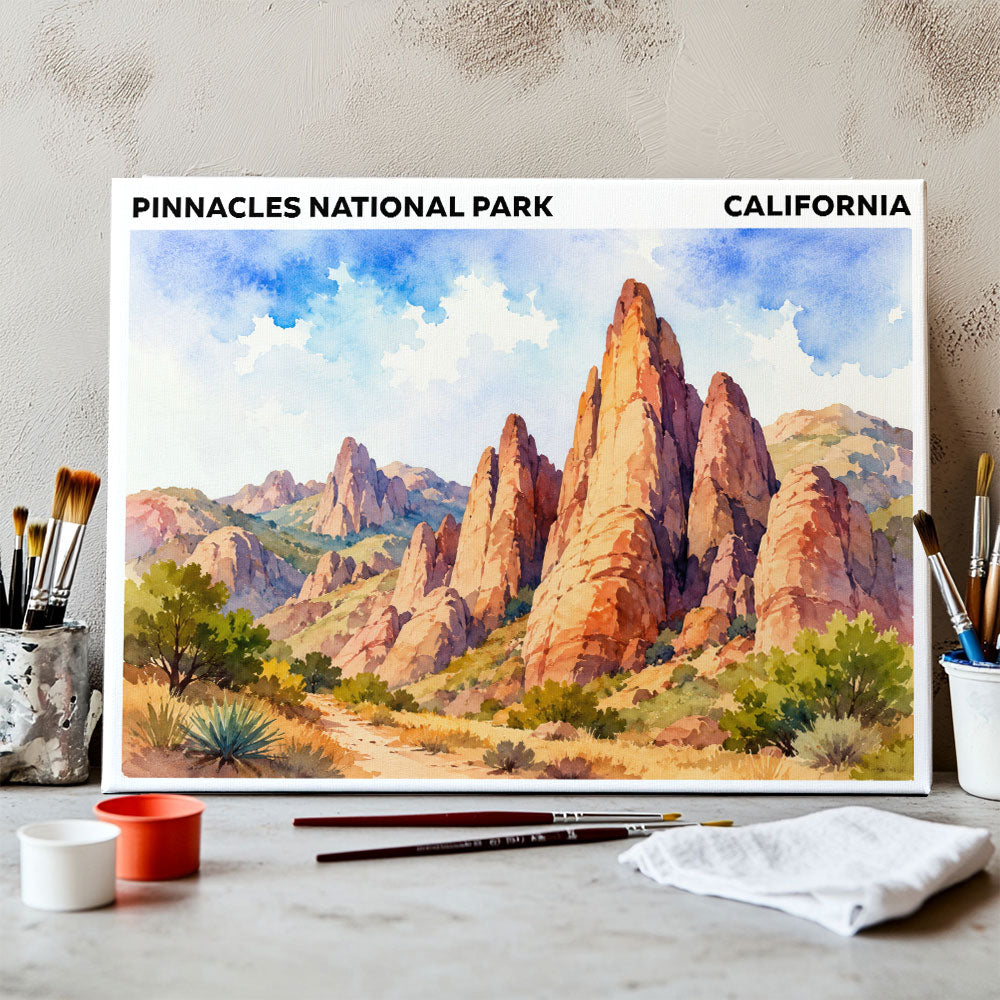Pinnacles National Park - California | Paint by Numbers Kit
