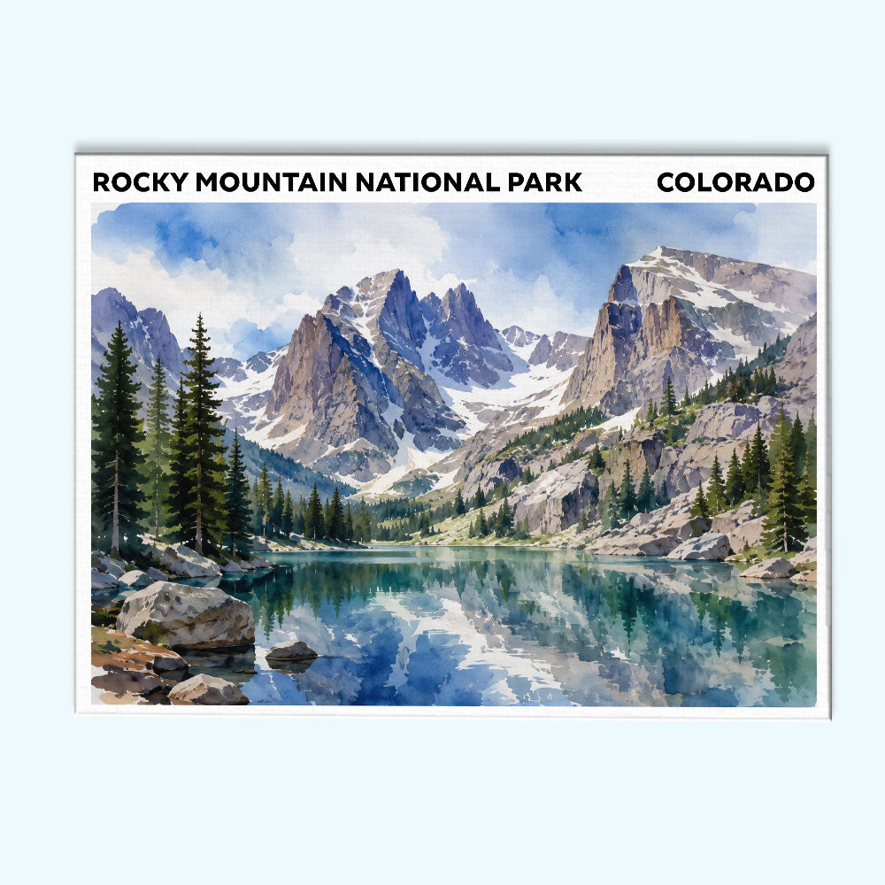 Rocky Mountain National Park - Colorado | Paint by Numbers Kit