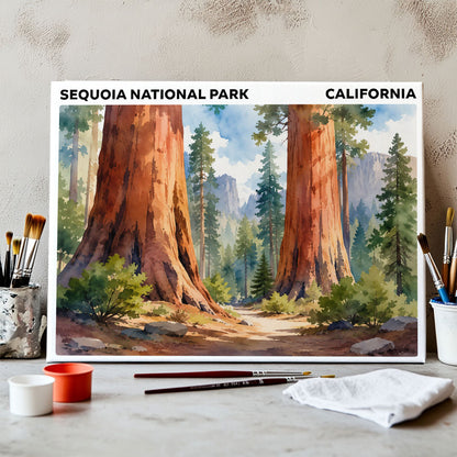Sequoia National Park - California | Paint by Numbers Kit