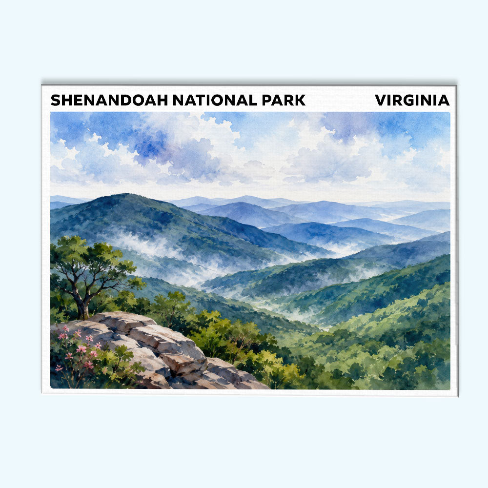 Shenandoah National Park - Virginia | Paint by Numbers Kit