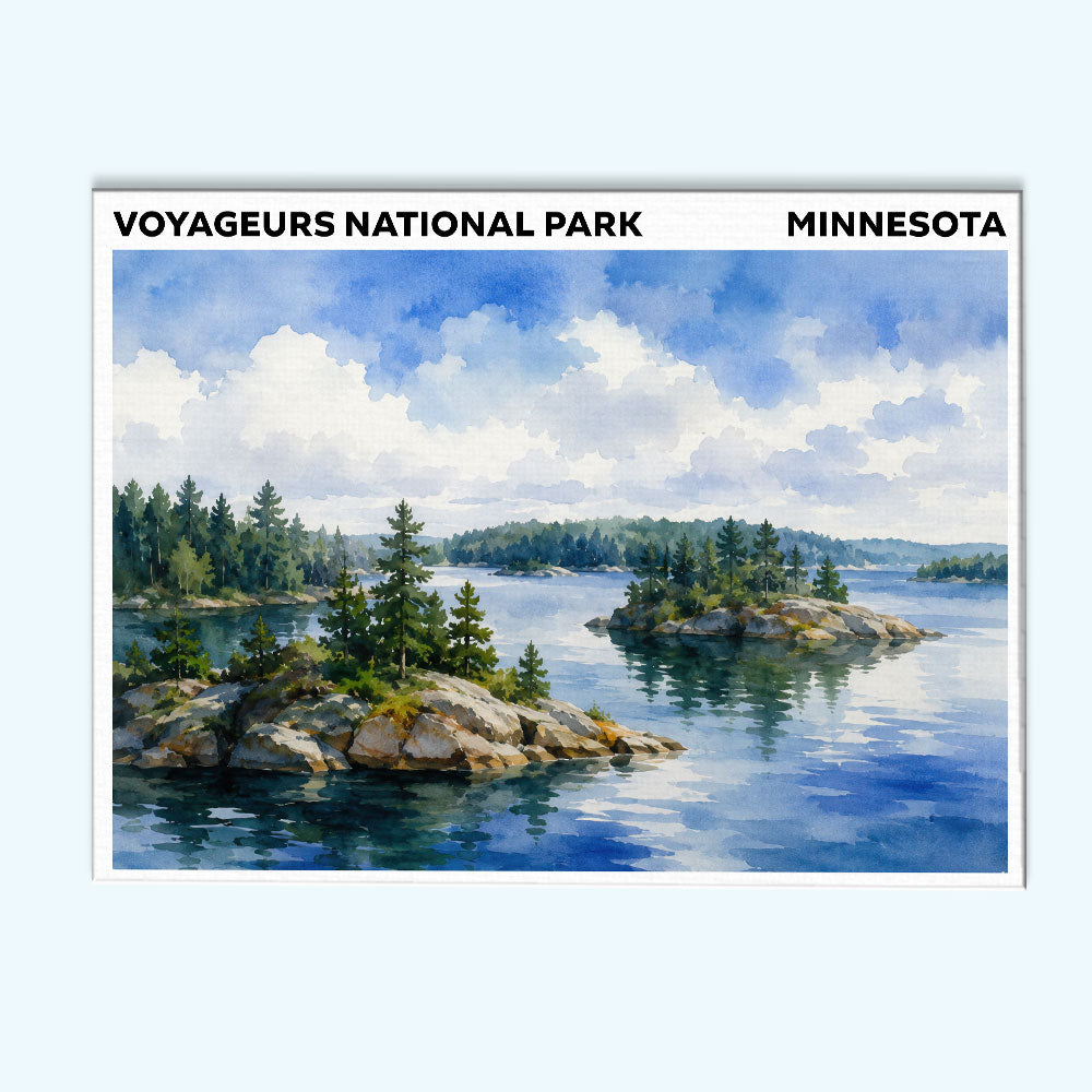 Voyageurs National Park - Minnesota | Paint by Numbers Kit