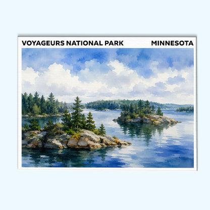 Voyageurs National Park - Minnesota | Paint by Numbers Kit