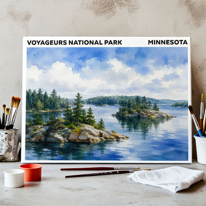 Voyageurs National Park - Minnesota | Paint by Numbers Kit