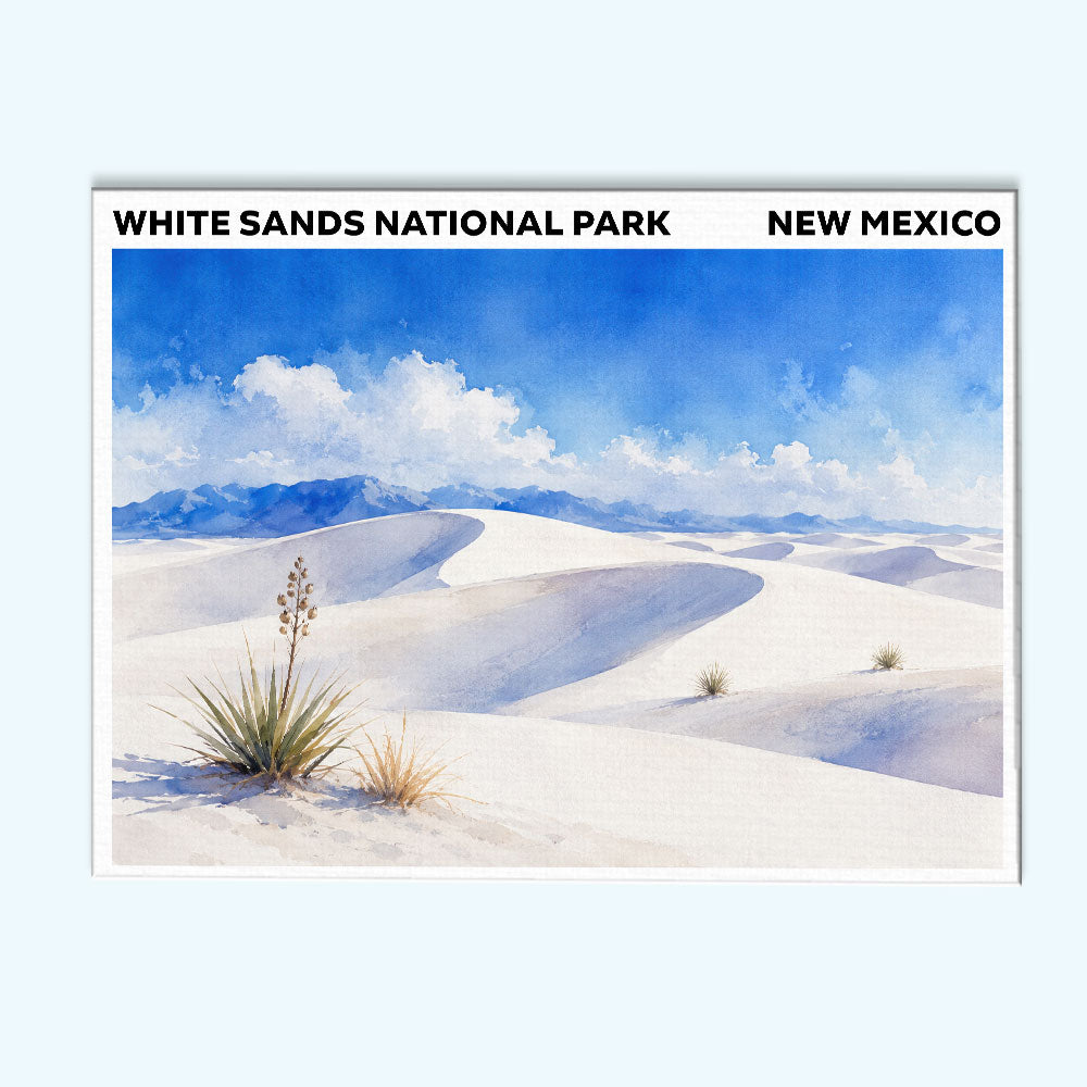 White Sands National Park - New Mexico | Paint by Numbers Kit