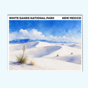 White Sands National Park - New Mexico | Paint by Numbers Kit