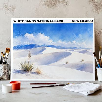 White Sands National Park - New Mexico | Paint by Numbers Kit