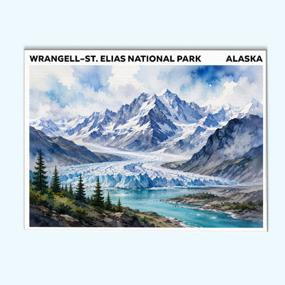 Wrangell–St. Elias National Park - Alaska | Paint by Numbers Kit