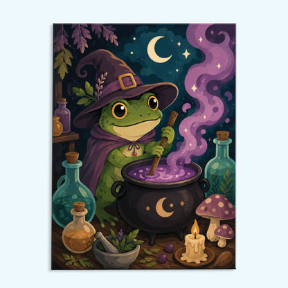 Frog’s Midnight Potion | Paint by Numbers Kit