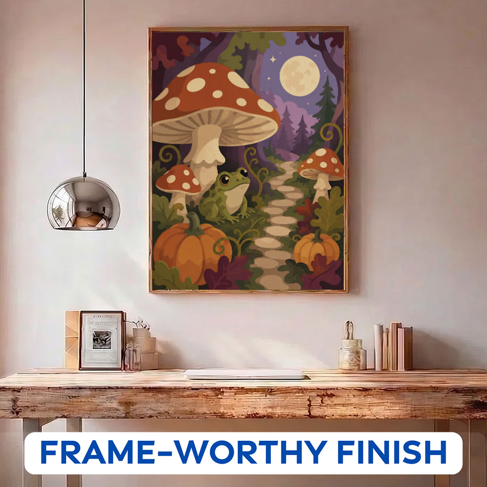 Enchanted Mushroom Path | Paint by Numbers Kit