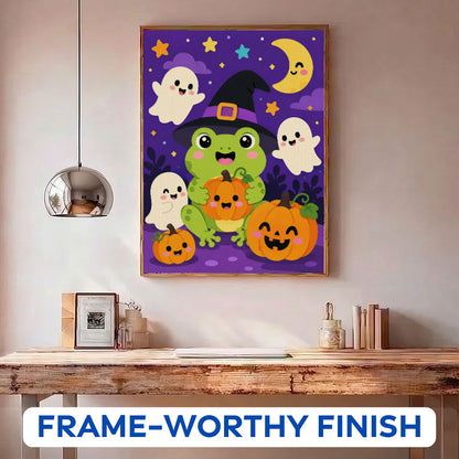 Froggy Ghost Party | Paint by Numbers Kit