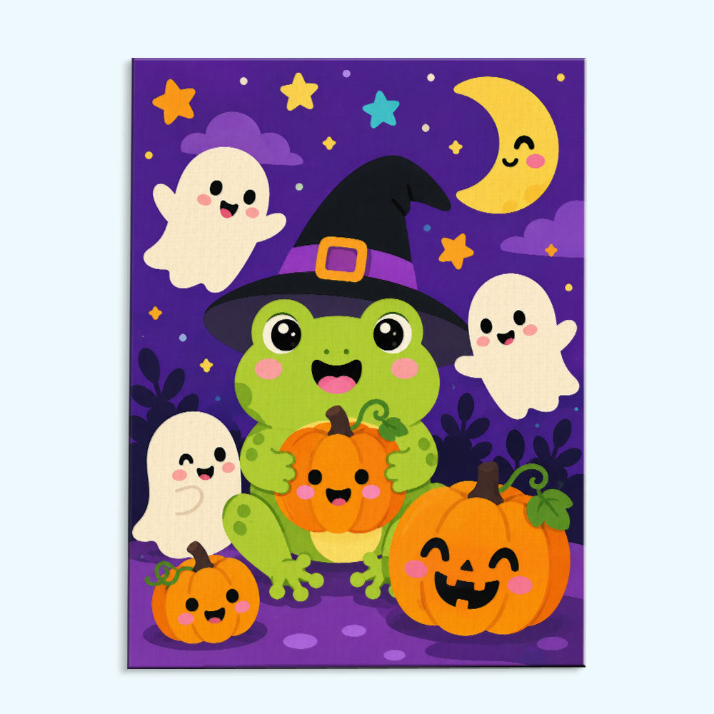 Froggy Ghost Party | Paint by Numbers Kit