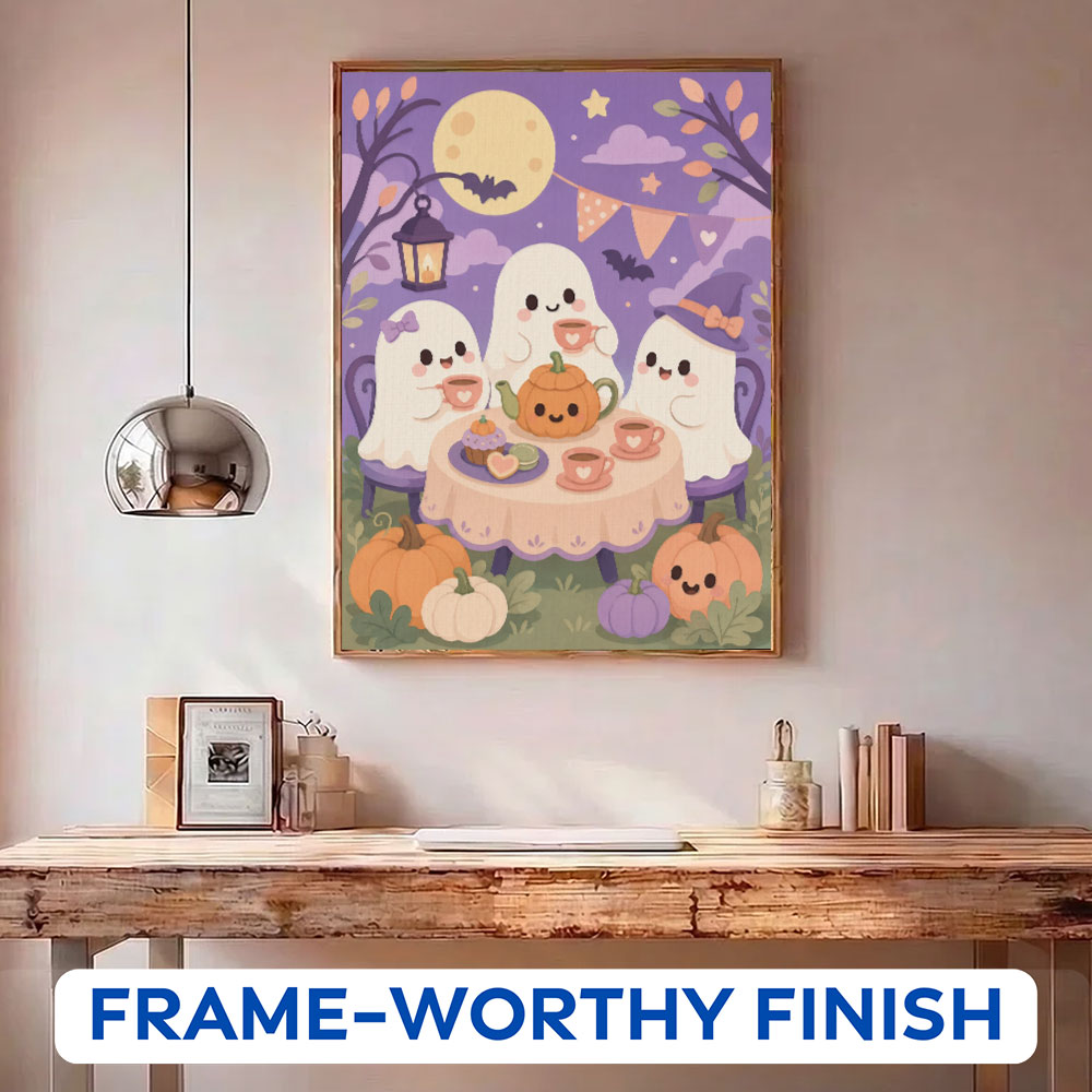 Ghostly Tea Party | Paint by Numbers Kit