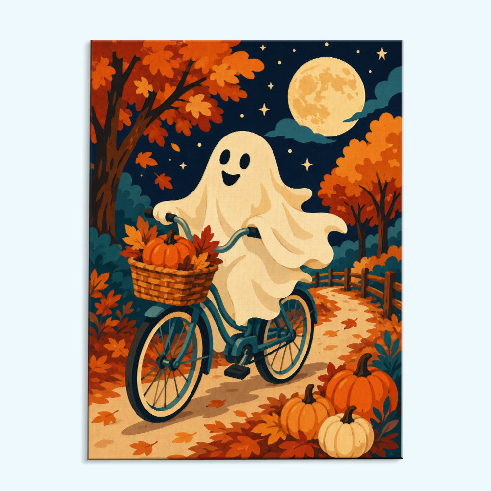 Autumn Ghost Ride | Paint by Numbers Kit