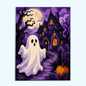 Haunted House Ghost | Paint by Numbers Kit