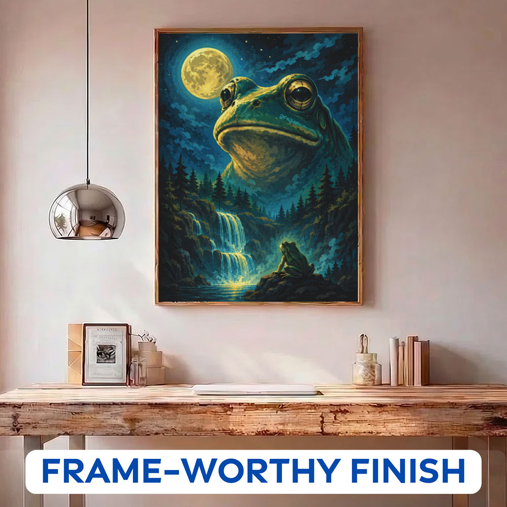 Guardian of the Moonlit Falls | Paint by Numbers Kit