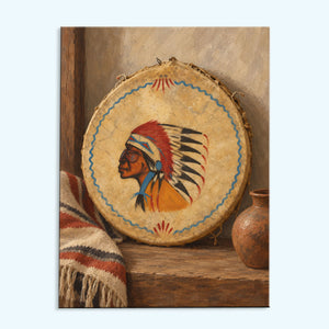 Drumbeats of the Plains | Paint by Numbers Kit
