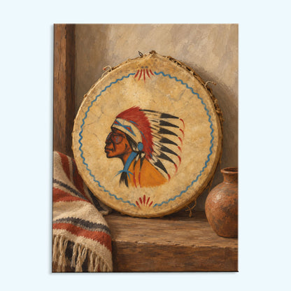 Drumbeats of the Plains | Paint by Numbers Kit