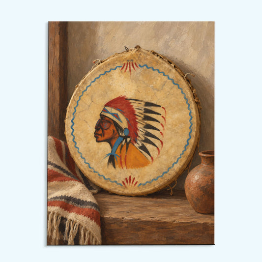 Drumbeats of the Plains | Paint by Numbers Kit