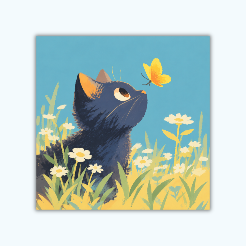 Butterfly Wishes | Mini Paint by Numbers Kit
