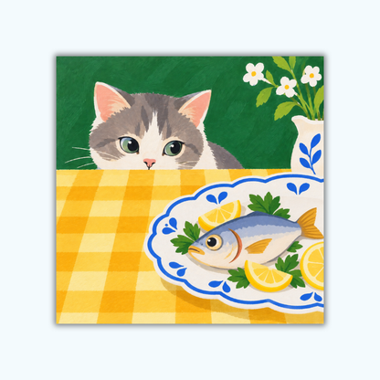 Fishy Temptation | Mini Paint by Numbers Kit