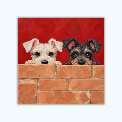 Wall Peekers | Mini Paint by Numbers Kit