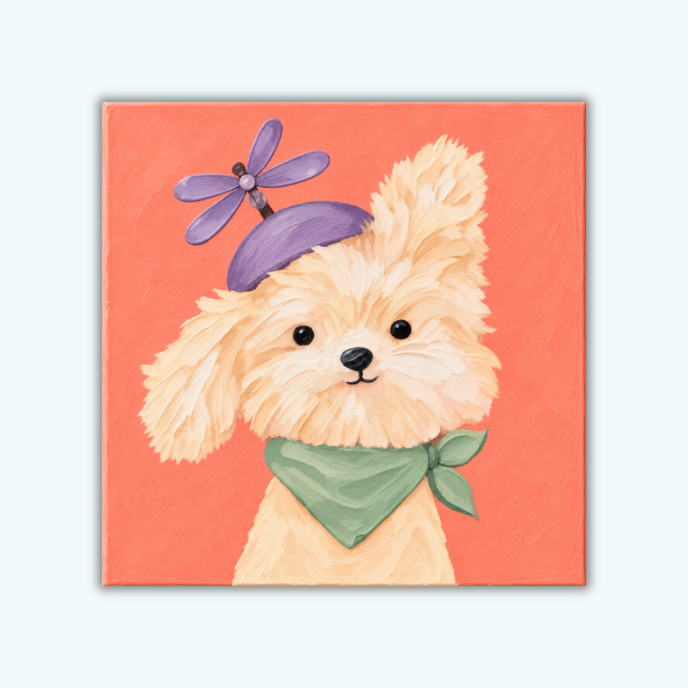 Propeller Pup | Mini Paint by Numbers Kit
