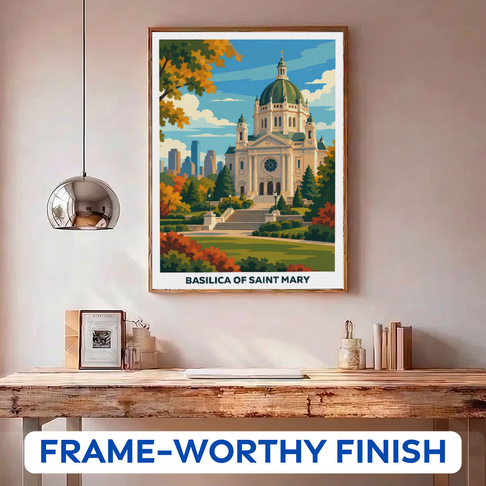 Basilica of Saint Mary | Paint by Numbers Kit