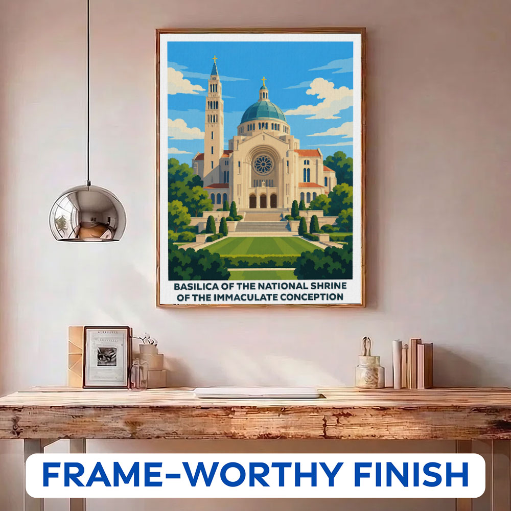Basilica of the National Shrine of the Immaculate Conception | Paint by Numbers Kit