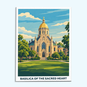 Basilica of the Sacred Heart| Paint by Numbers Kit
