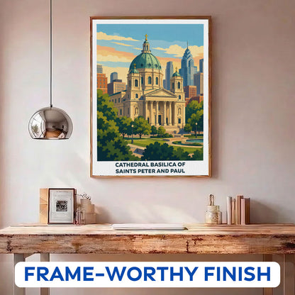 Cathedral Basilica of Saints Peter and Paul | Paint by Numbers Kit