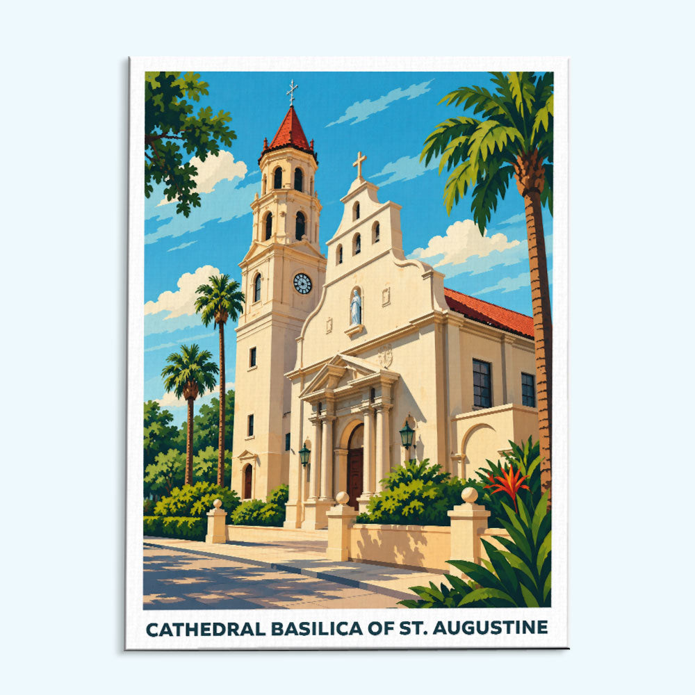 Cathedral Basilica of St. Augustine | Paint by Numbers Kit