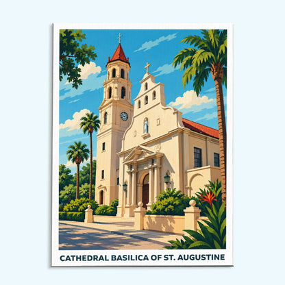 Cathedral Basilica of St. Augustine | Paint by Numbers Kit