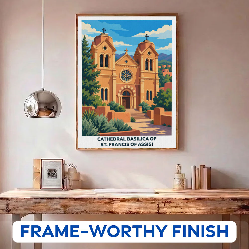 Cathedral Basilica of St. Francis of Assisi | Paint by Numbers Kit