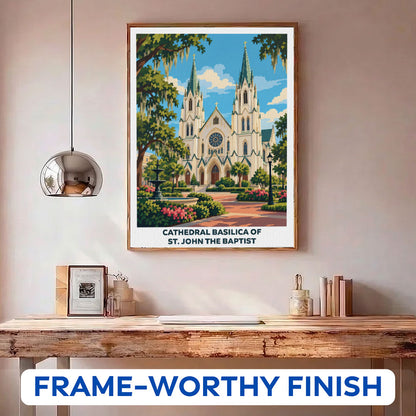 Cathedral Basilica of St. John the Baptist | Paint by Numbers Kit