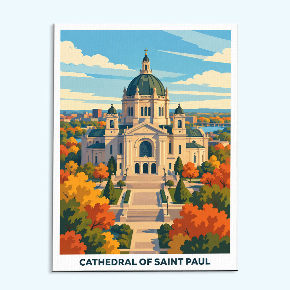 Cathedral of Saint Paul | Paint by Numbers Kit