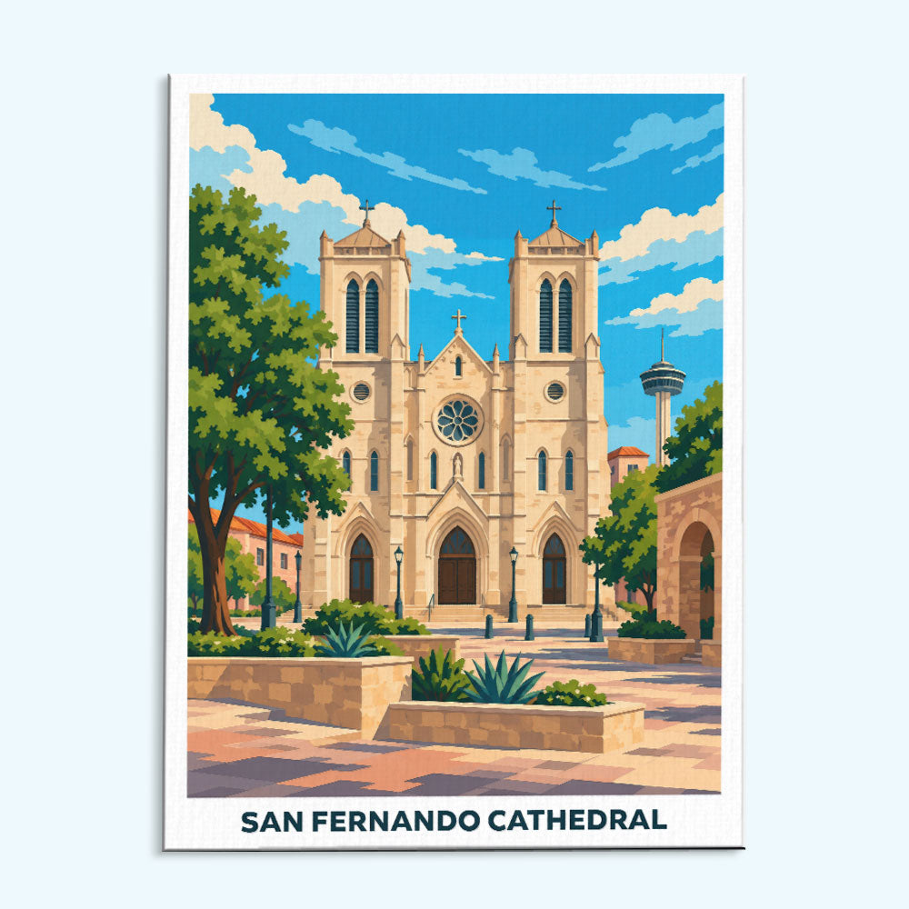 San Fernando Cathedral | Paint by Numbers Kit