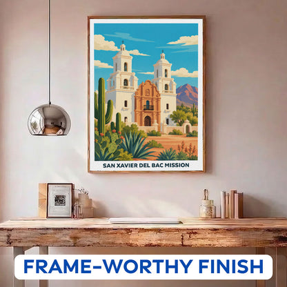 San Xavier del Bac Mission | Paint by Numbers Kit