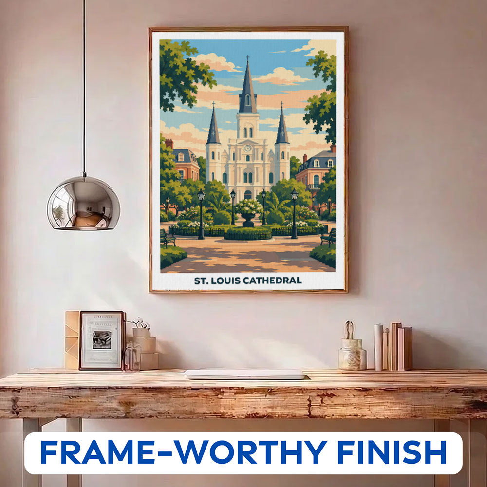St. Louis Cathedral | Paint by Numbers Kit