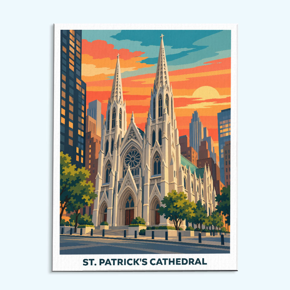 St. Patrick's Cathedral | Paint by Numbers Kit